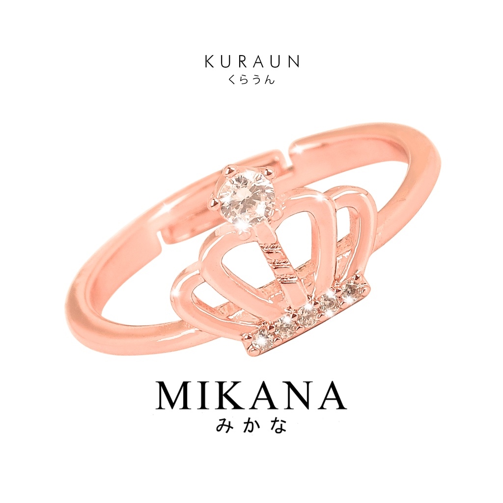 Mikana Valentines Promise Ring 18k Gold Plated Ring Collection Accessories  For Women