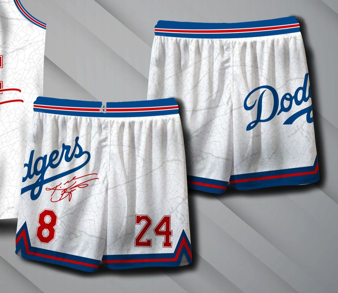 Men's #8/24 Kobe Bryant LA Dodgers Jersey - Kobe Patch - StrendyGear