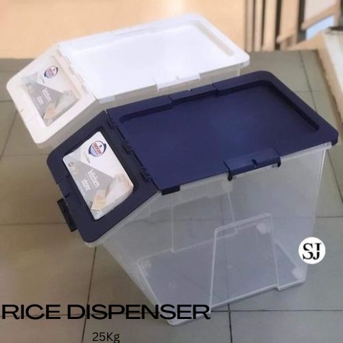 Orocan RICE DISPENSER SEALED RICE STORAGE BOX 25kgs... Lazada PH