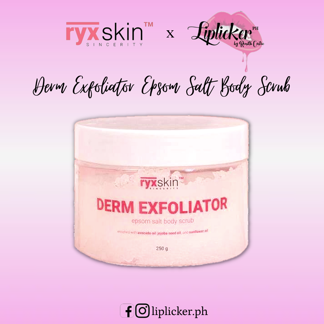 Liplicker PH x Ryx Skin Sincerity Derm Exfoliator Epsom Salt Body Scrub