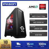 IPason Gaming PC: AMD 4 Core, Radeon RX 560 4G