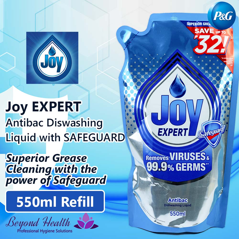 Joy Expert Antibac Dishwashing Liquid Concentrate 550ml Value Refill