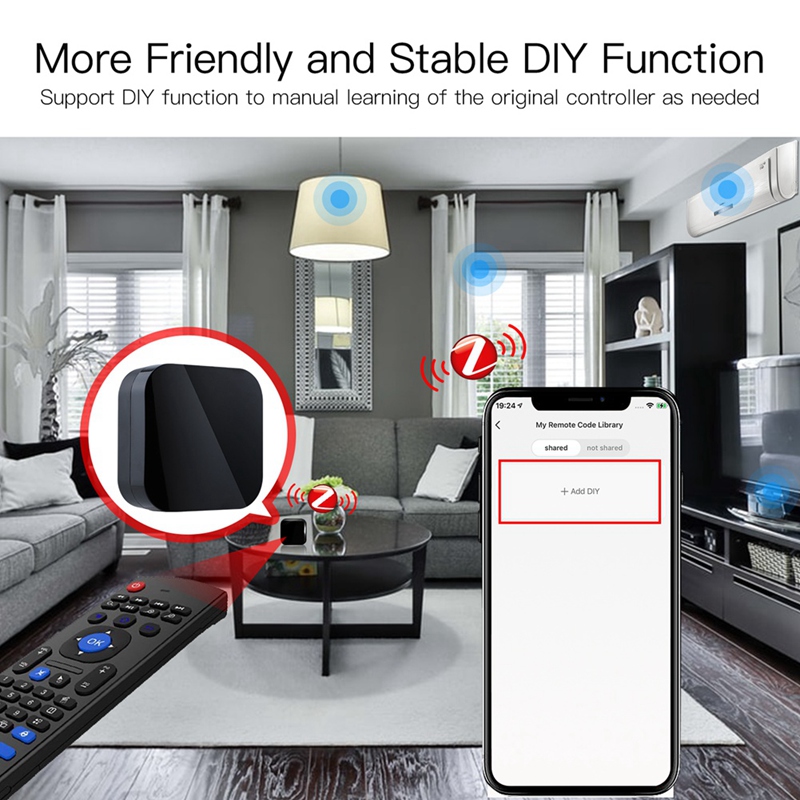 Tuya ZigBee Smart IR Remote Control Universal Infrared Remote Controller for Smart Home Works with Alexa Home