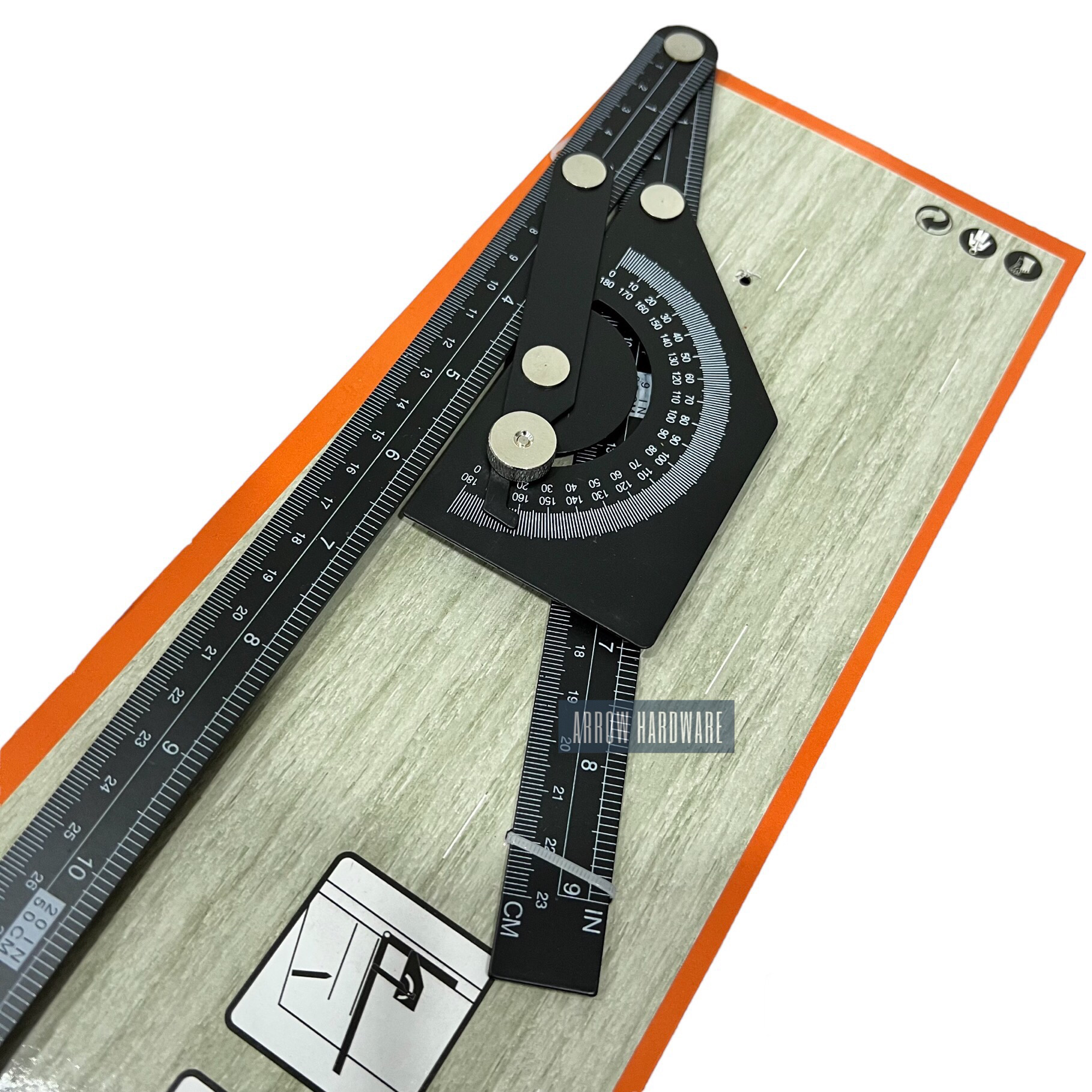 NEXA Digital Display Vernier Building Measuring Angle Ruler Aluminum ...