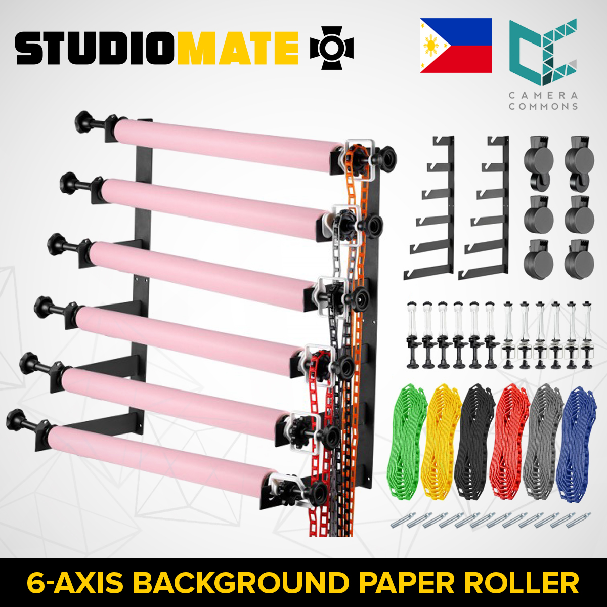 STUDIOMATE SM12 6 Axis Background Roller for Photography Studio