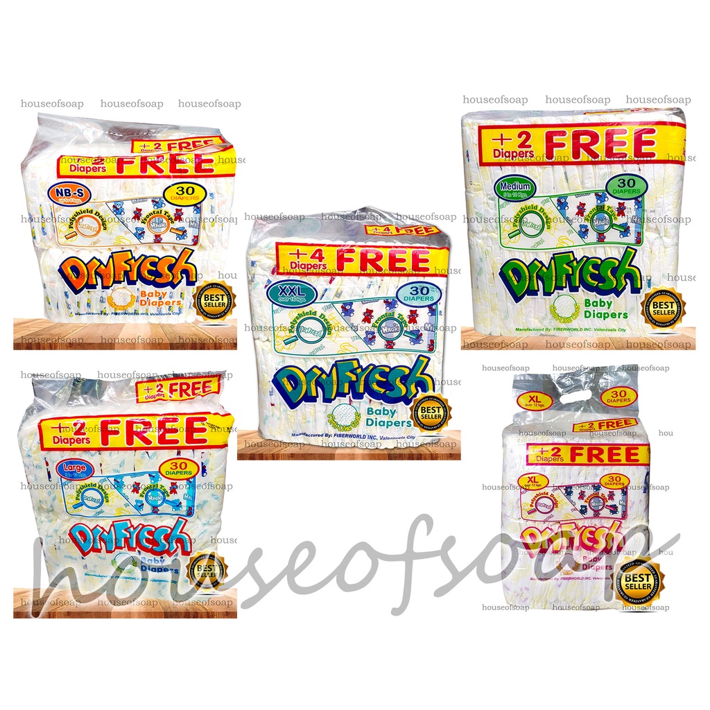 DRY FRESH DISPOSABLE DIAPER PANTS & TAPE Lazada PH