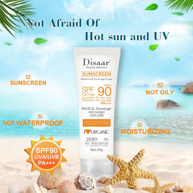 ZX HOMES [BUY 1 TAKE 1] Disaar Facial Sunscreen Cream SPF 90 PA+ 