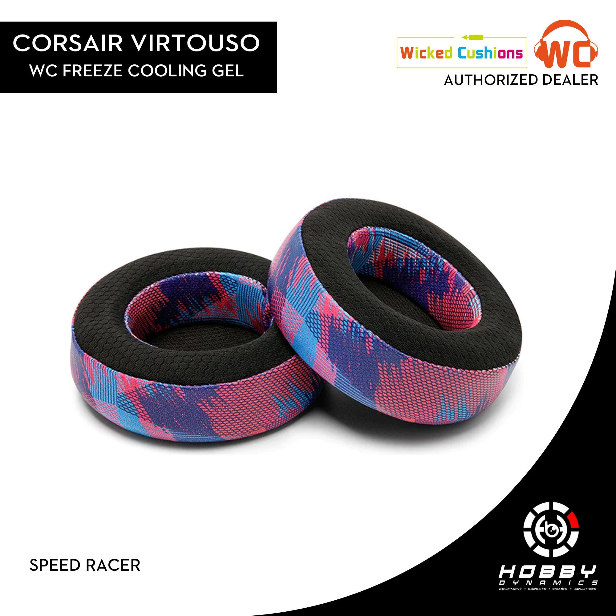 WC FreeZe Virtuoso Cooling Gel Gaming Ear Cushions – Wicked Cushions