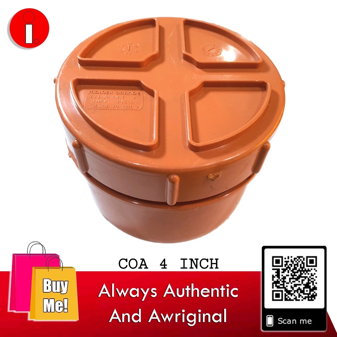 Moldex Orange PVC Pipes and FittingsCOA (2 3 4 inches) Lazada PH