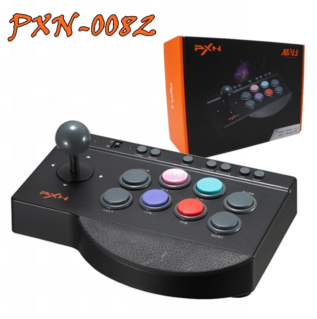 PXN-0082 Arcade Stick PC Street Fighter Ergonomic Design Multi-Platform ...