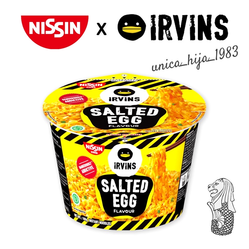 ONHAND NEW SPICY FLAVOR Nissin X Irvins Salted Egg Cup Noodles Lazada PH