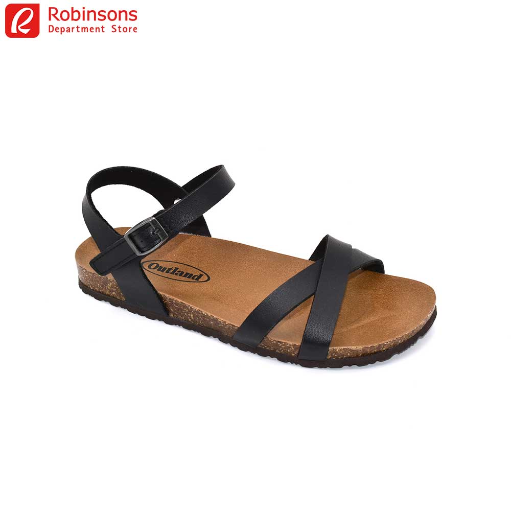 Outland sandals online black