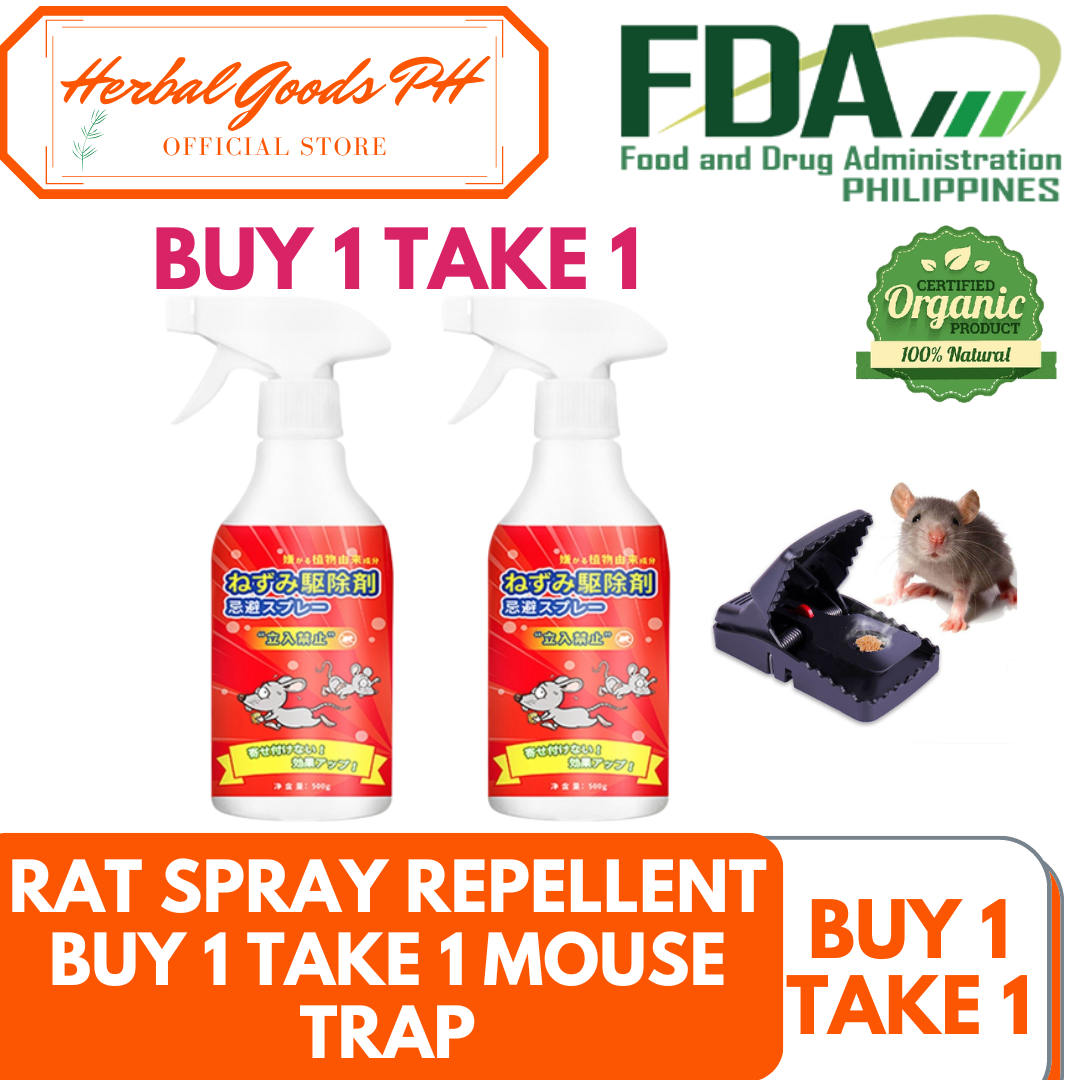 VERY EFFECTIVE! Mouse smells and runs Rat Repellent Can repel mice