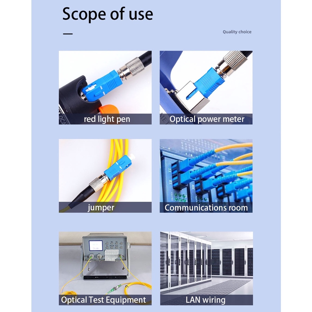Optical fiber accessories SCFC Connector Fiber Optic Hybrid Adapter