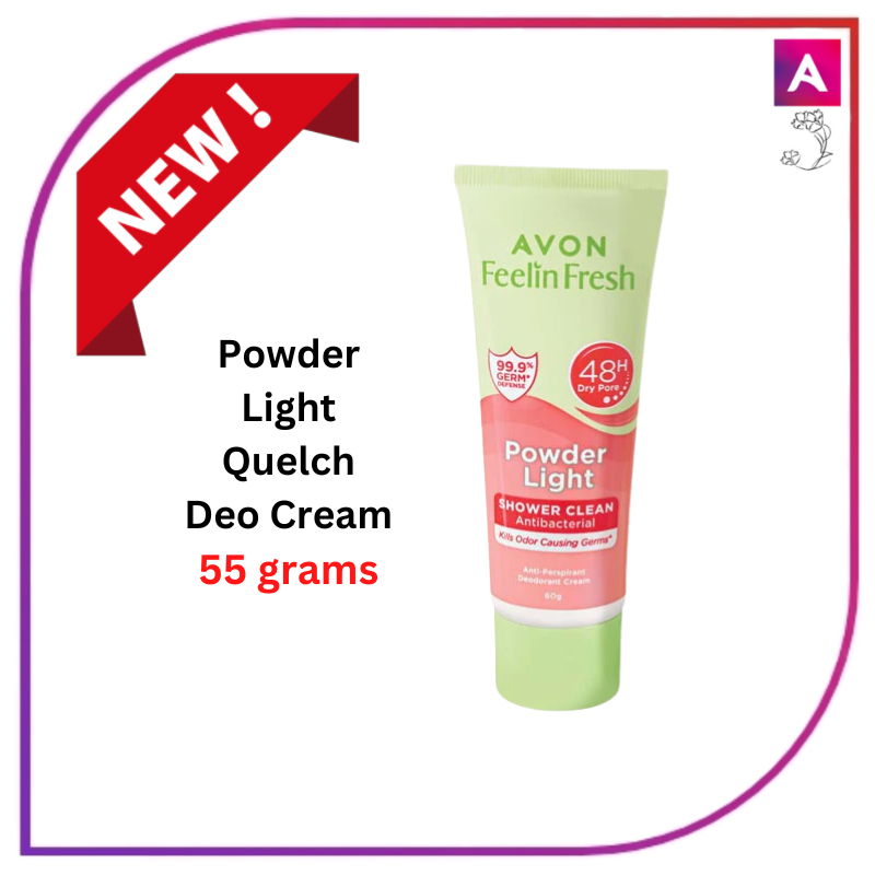 AVON FEELIN FRESH QUELCH DEO CREAM (KOJIC GLUTA BHA COOLING CITRUS
