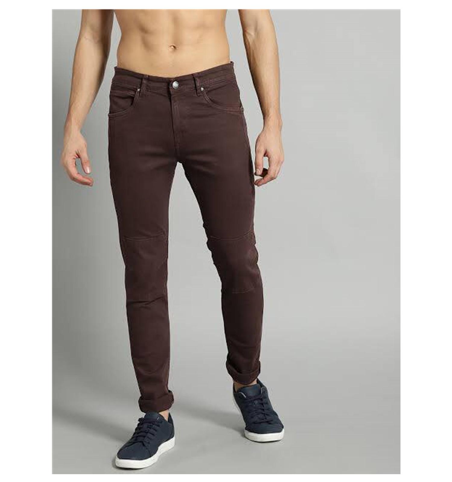 Buy Brown Jeans for Men by RAGZO Online | Ajio.com-nttc.com.vn