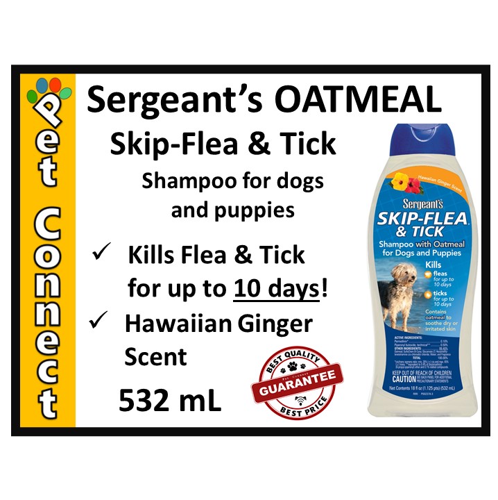 Sergeant's oatmeal outlet shampoo