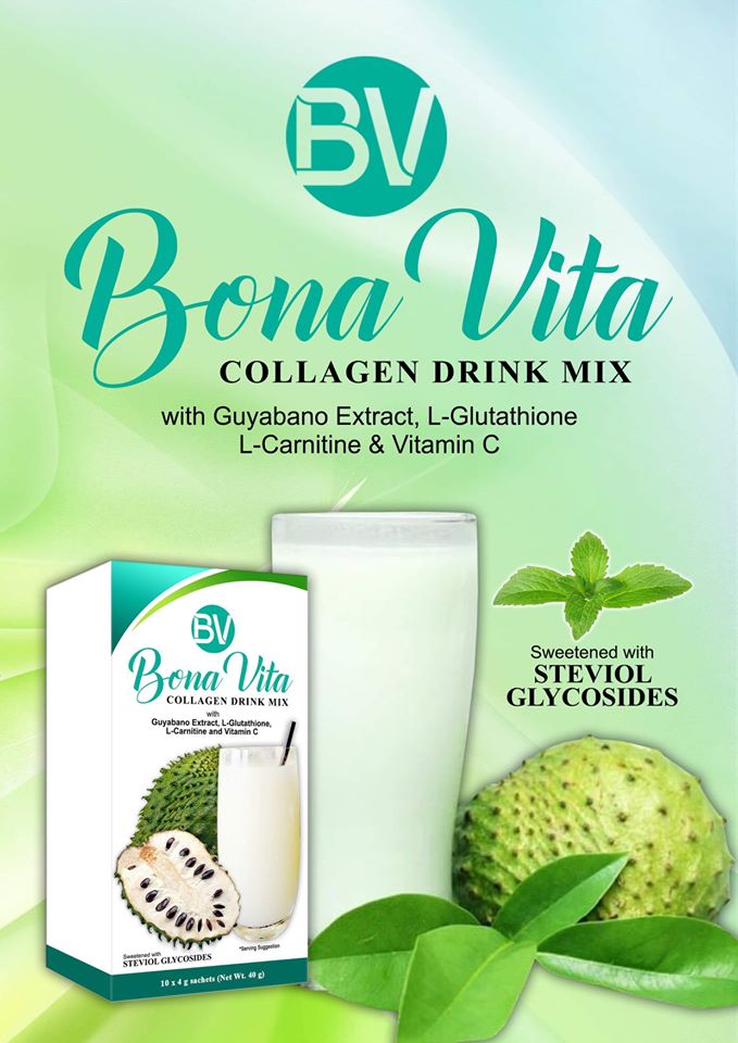 Bonavita Collagen Drink Mix with Guyabano | Vitamin C | [ Whitening ...