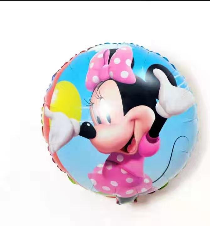 18 Inches Round Ins Style Dsn Minnie Theme Cartoon Birthday Party Decorations Aluminum Foil Balloon - roblox latex balloons 12inch cartoon game model toy ball foil balloon birthday party favor decorations kids best gift