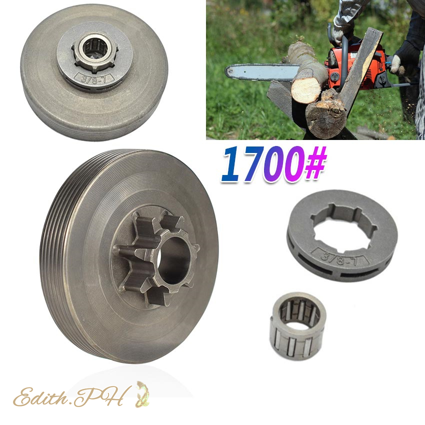 3/8in 7T Chain Saw Sprocket Clutch Drum for 45cc 52cc 58Cc Gasoline Engine with Needle Bearing