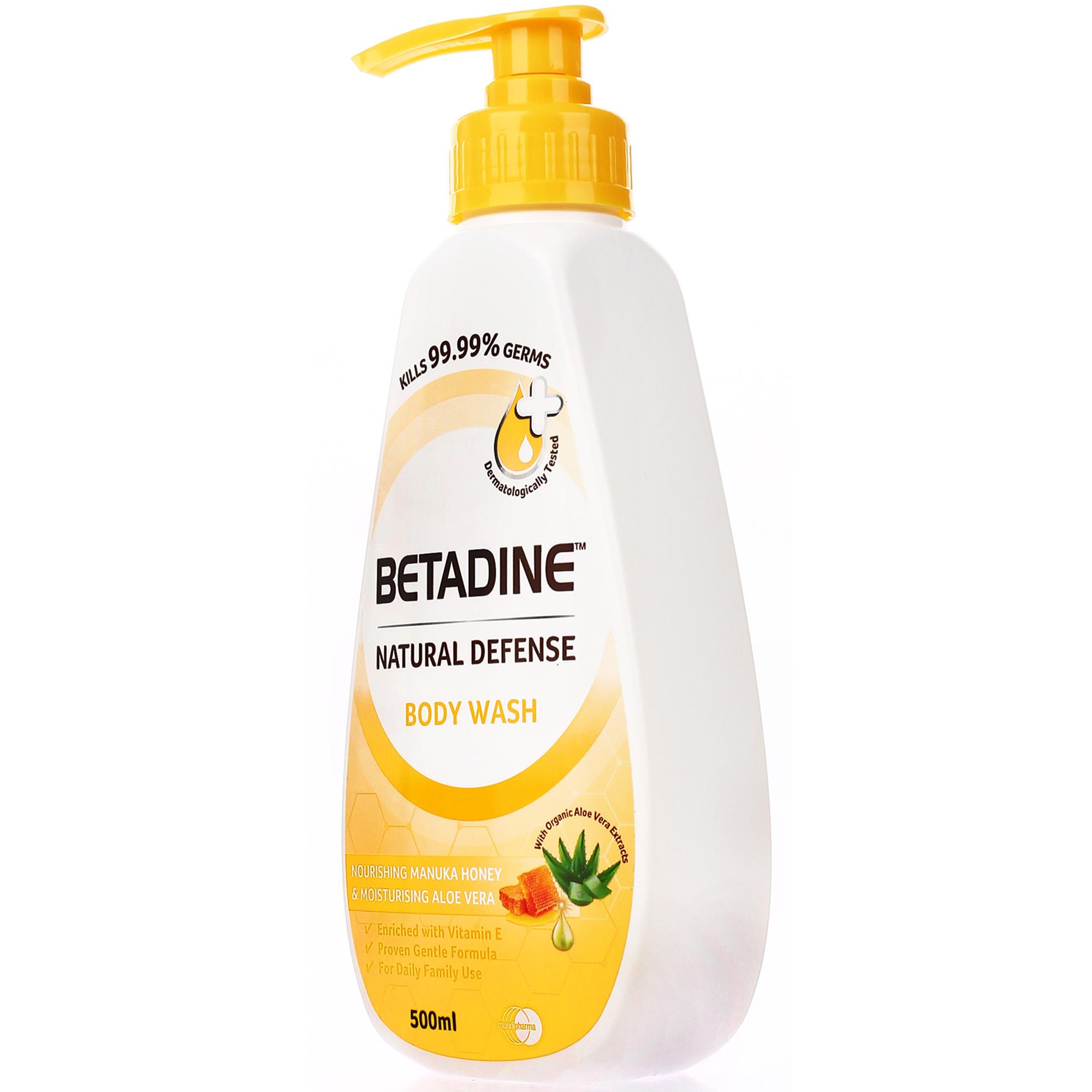 BETADINE Natural Defense Body Wash Manuka Honey 500mL Set of 2 review