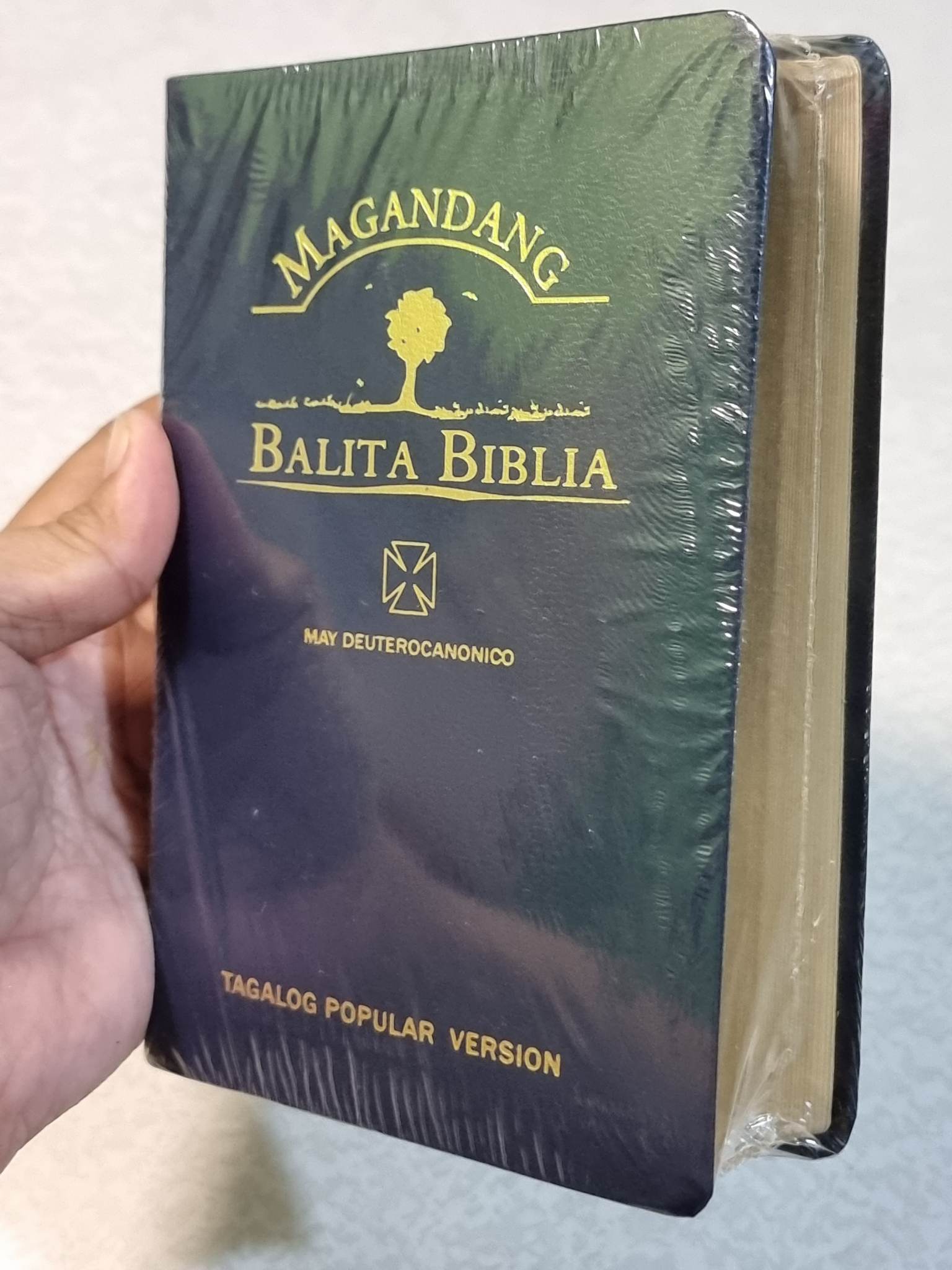 Magandang Balita Biblia (TPV)- TAG, CATHOLIC.,Compact, Gold Edge 6.5x1 ...