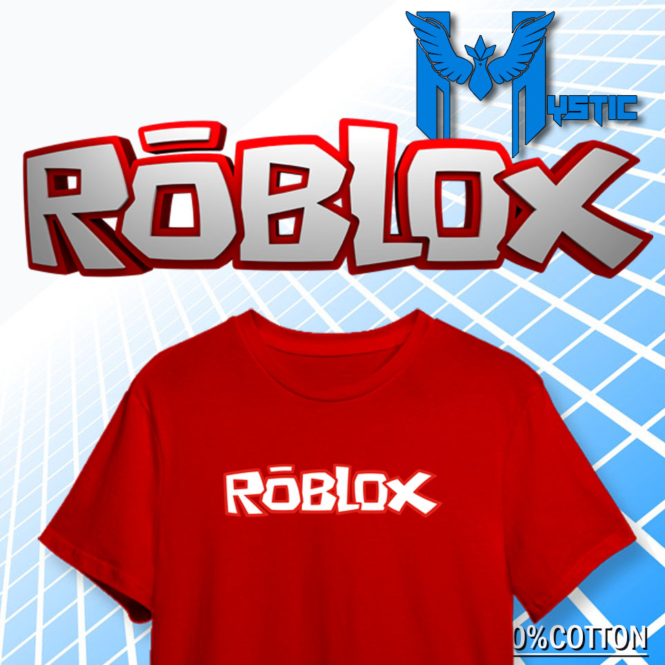 Roblox Logo Gamer High Quality Cotton (Adult & Kiddie Size) Kids Unisex Men  Women T shirt