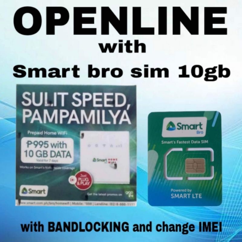 OPENLINE Smart Home wifi with GOMO sim (Fast delivery) | Lazada PH