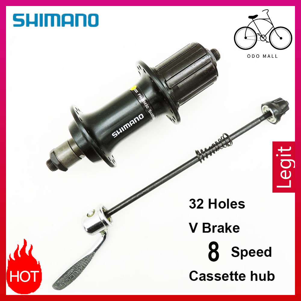 Shimano FH-RM30 For 8 9 Speed 36 H Quick Release Black Rear Silver Hub 135mm 
