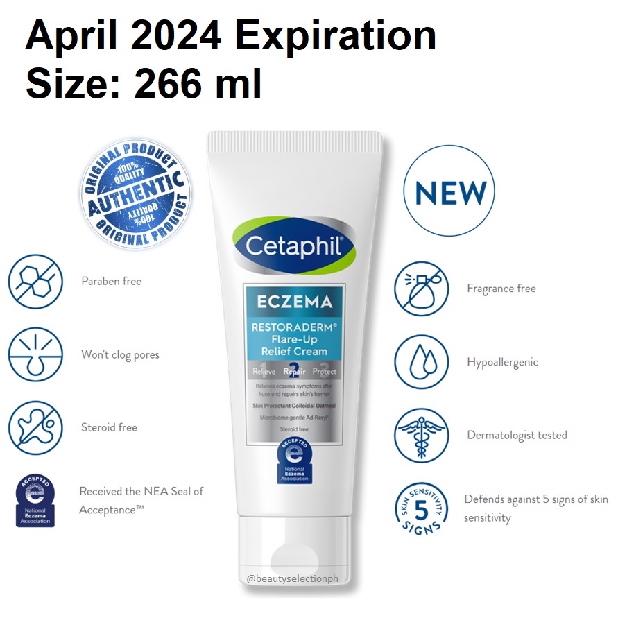 Cetaphil Eczema Restoraderm FlareUp Relief Cream Lazada PH