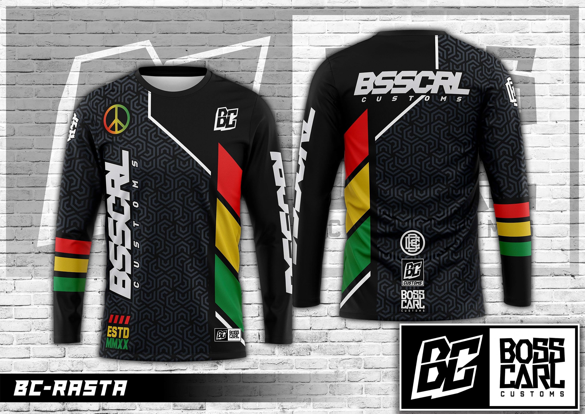 BC Rasta Motorcycle Riding Jersey Long Sleeve Lazada PH