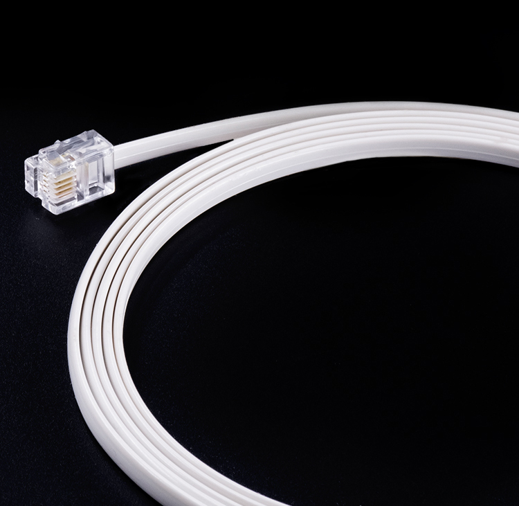 RJ11 Cable Telephone Line Wire Fourcore Finished Telephone Line