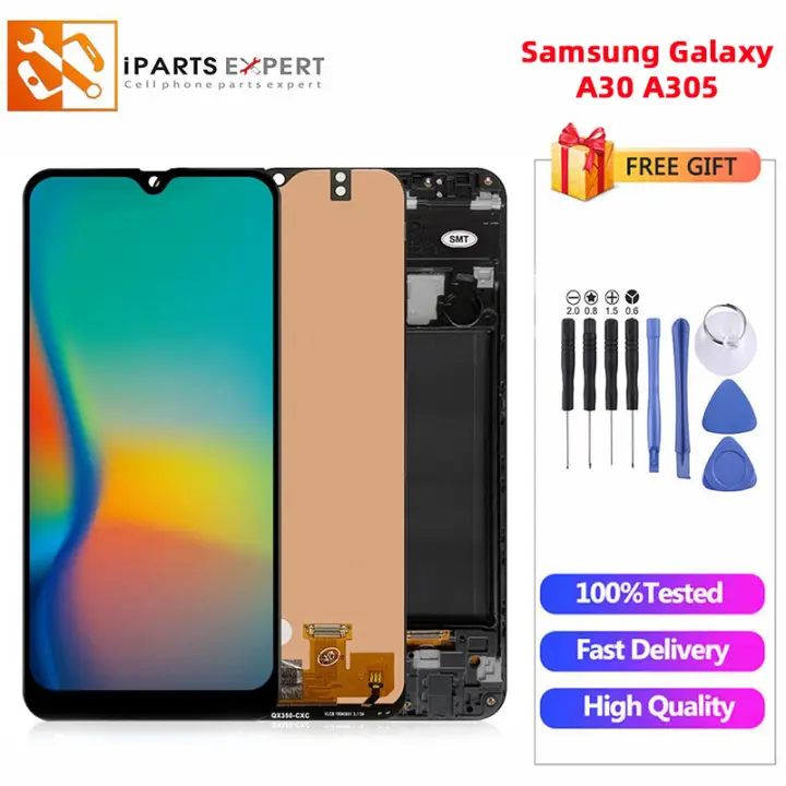 Ipartsexpert 6 4 Display For Samsung Galaxy A30 Lcd Touch Screen Digitizer Assembly For Samsung A30 Lcd A305 Ds A305f A305fd A305a Lazada Ph
