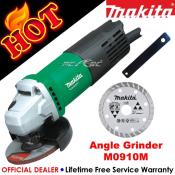 Makita 4" Angle Grinder with Diamond Disc for Granite/Marble