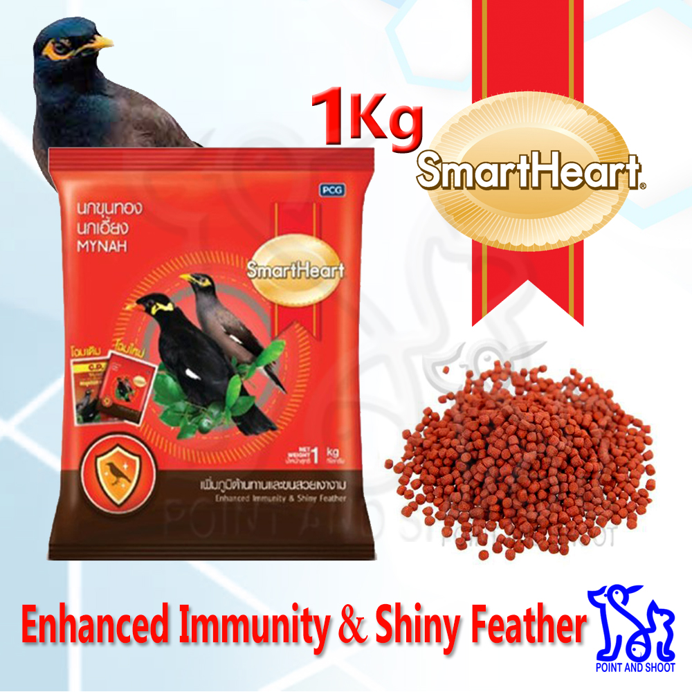 SmartHeart Mynah Bird Food Enhanced Immunity & Shiny Feather Formula