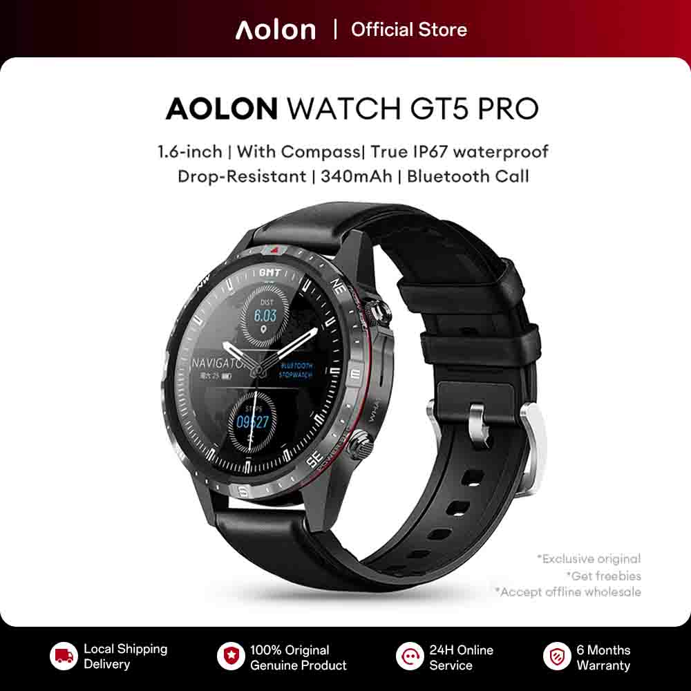 Aolon Smart watch GT5 Pro Men Ladies Original Brand Model Compass