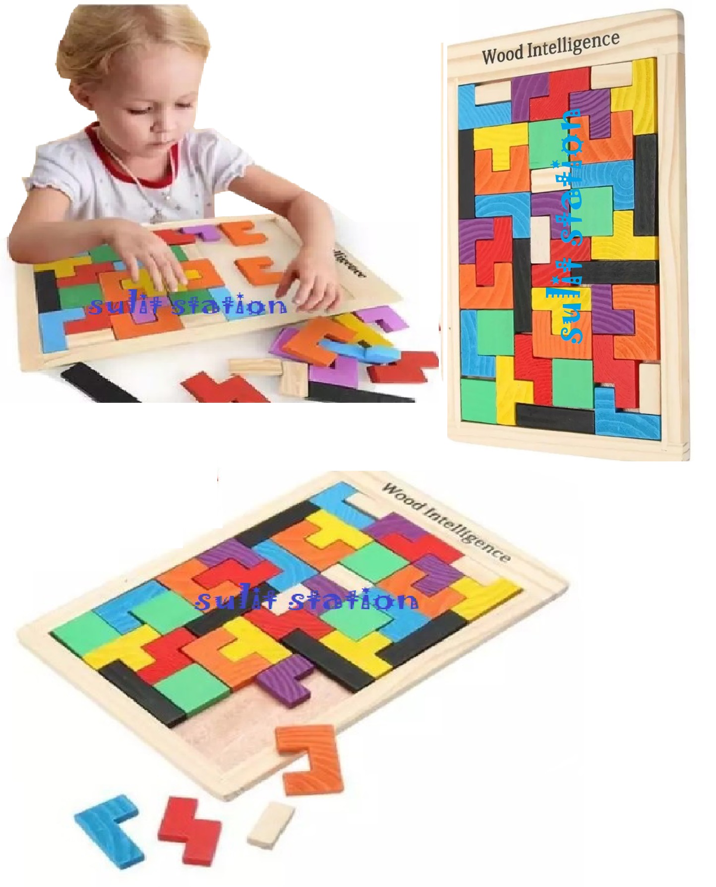 WOOD INTELLIGENCE EDUCATIONAL LEARNING SMART TETRIS TANGRAM WOODEN PUZZLE  SHAPES BOARD MIND BRAIN GEOMETRIC TEASER COLORED RUSSIAN BLOCKS FUN KIDS  GAMES TOYS | Lazada PH