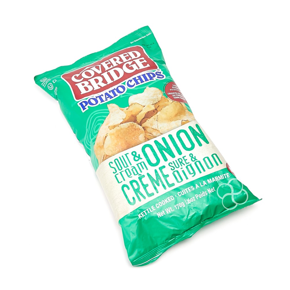 Covered Bridge Sour Cream & Onion Potato Chips 170g Lazada PH