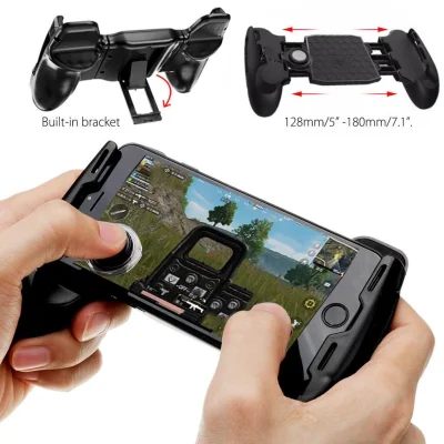 3 in1 Joystick Grip Mobile Legends Extended Handle Game Controller Ultra-Portable Five-Angle Gamepad for All Smartphone