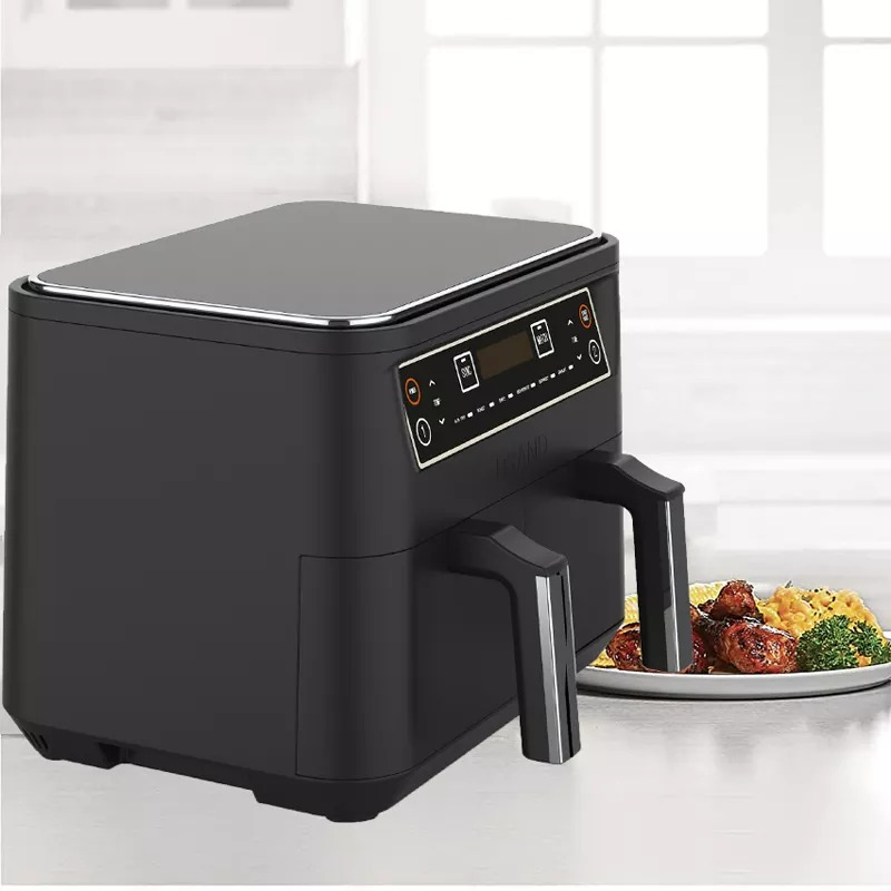 High Quality Household 9L Touch Screen Double Air Fryer Electric Deep