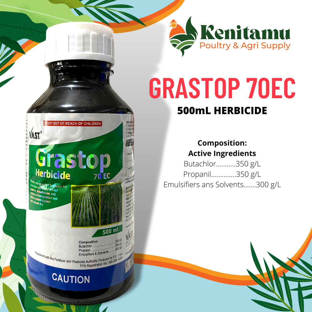 GRASTOP 70 EC 500mL HERBICIDE BY VAST FOR PLANT CARE AND CROPS/ FAST