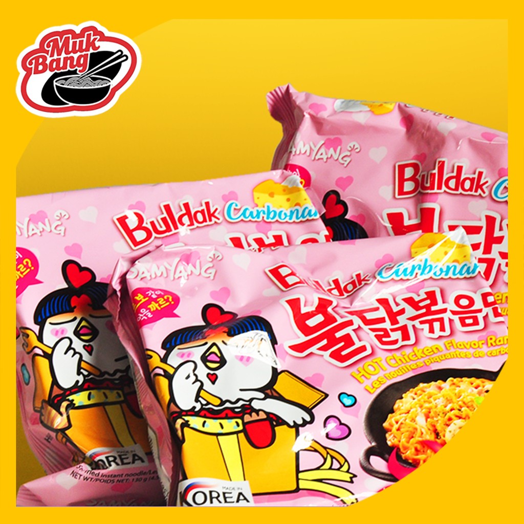 Samyang Instant Noodles Buldak Carbo Cheese x2 Spicy Original Per Piece