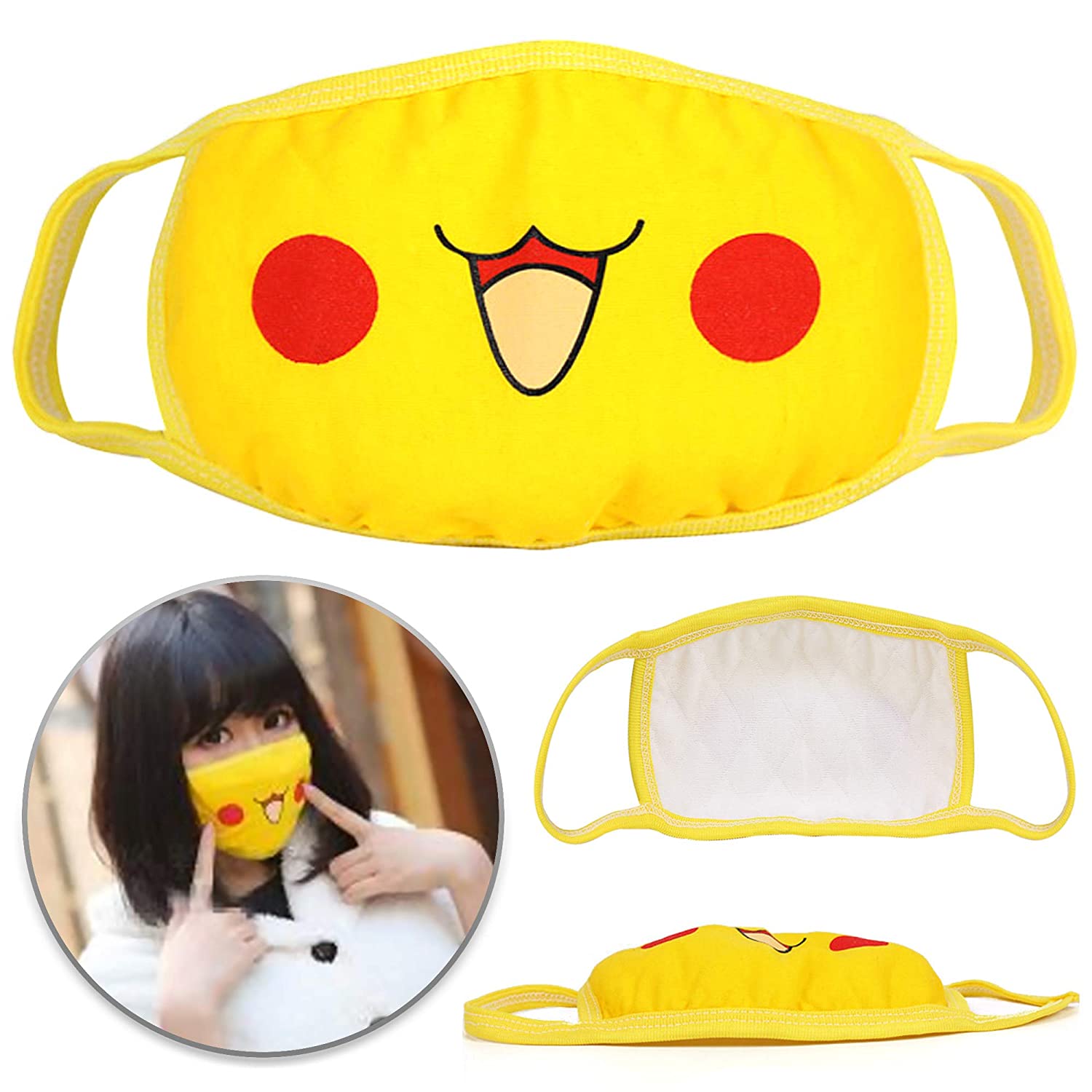 Coolinko Anime Face Mask Reusable Washable Anti Dust Cotton Mouth Protector Cartoon Fashion Cosplay Muffle Lazada Ph