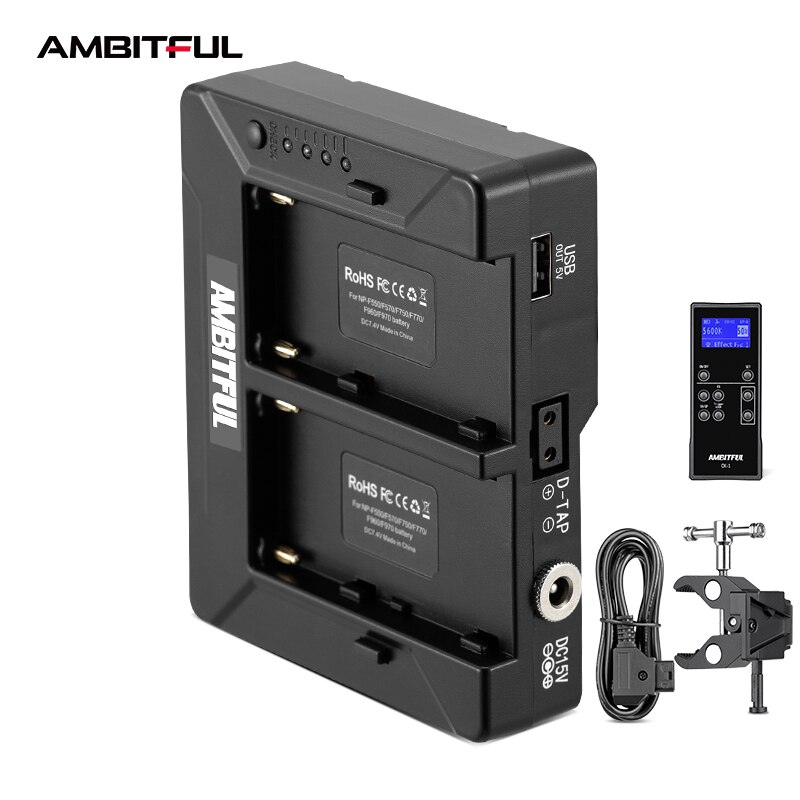 Hộp Sạc Và Điều Khiển Từ Xa AMBITFUL Cho Đèn LED AMBITFUL FL80 FL80RGB