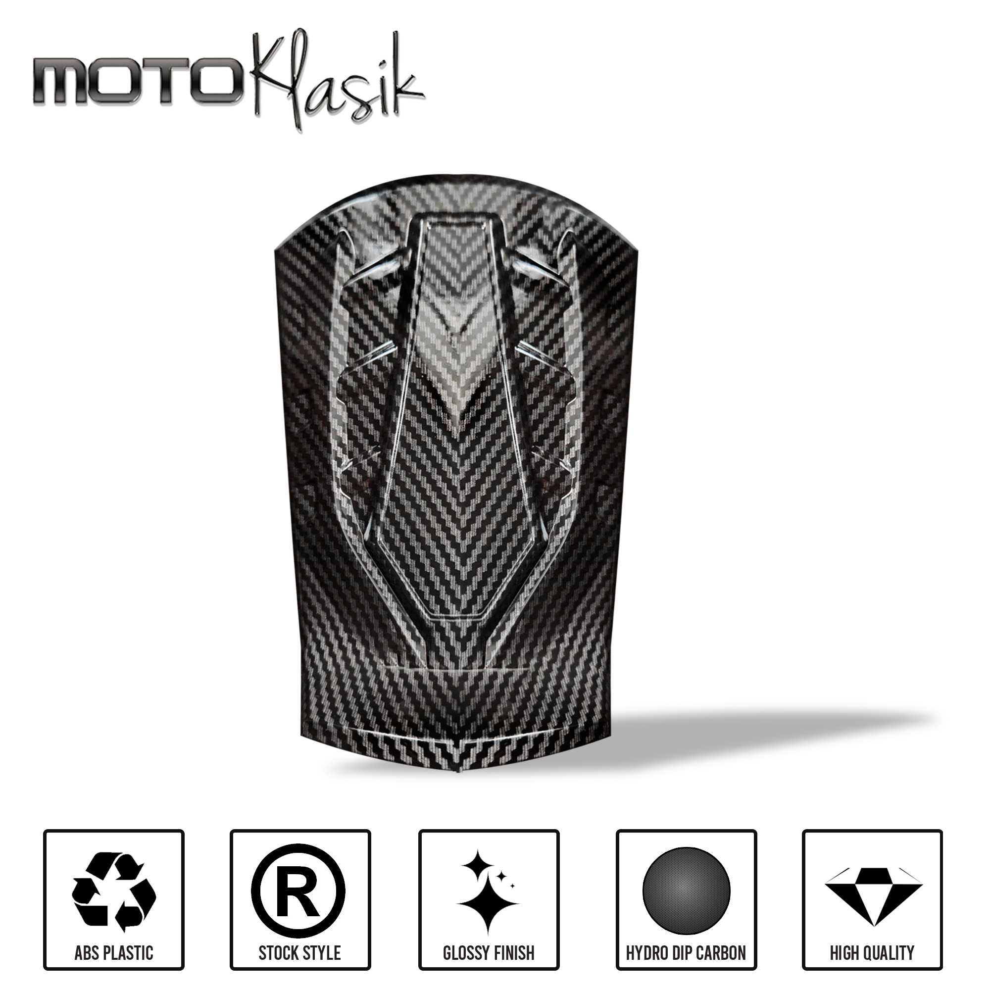 XMAX GAS FUEL TANK COVER ZXM1037 GLOSSY CARBON FOR YAMAHA XMAX