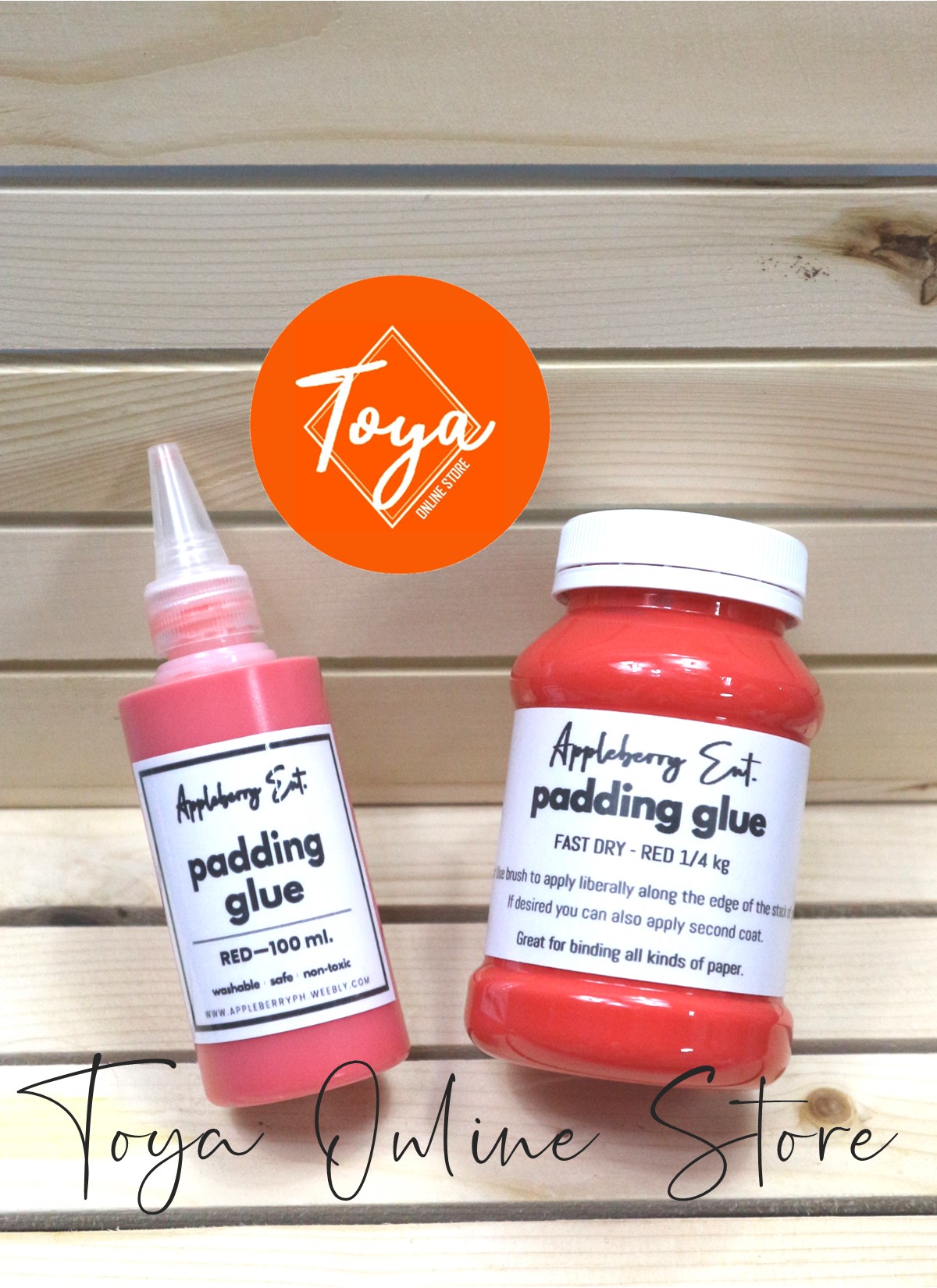 RED Padding Glue ( for DIY Notepad ) Lazada PH