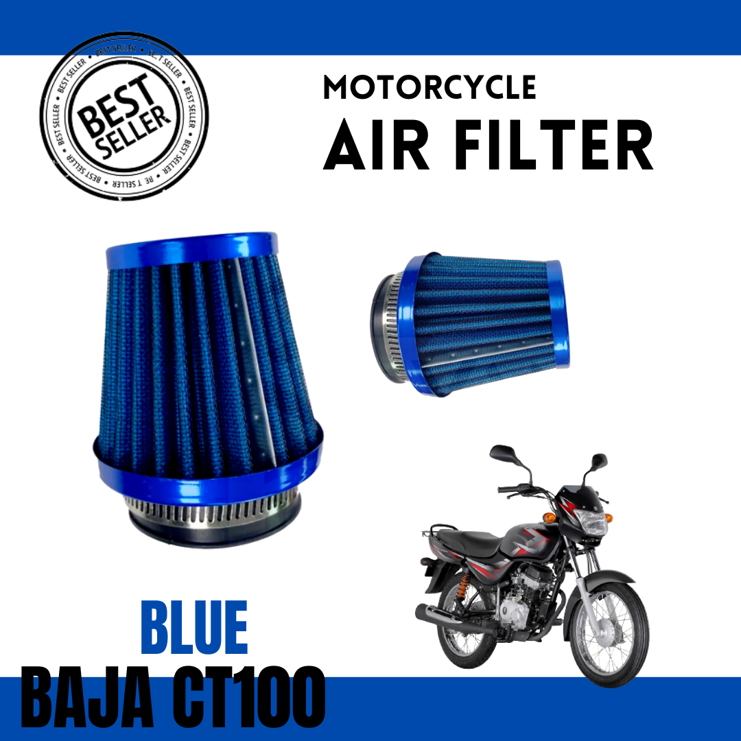 BAJA CT100 AIR FILTER BLUE MOTOR AIR CLEANER EARBUDS