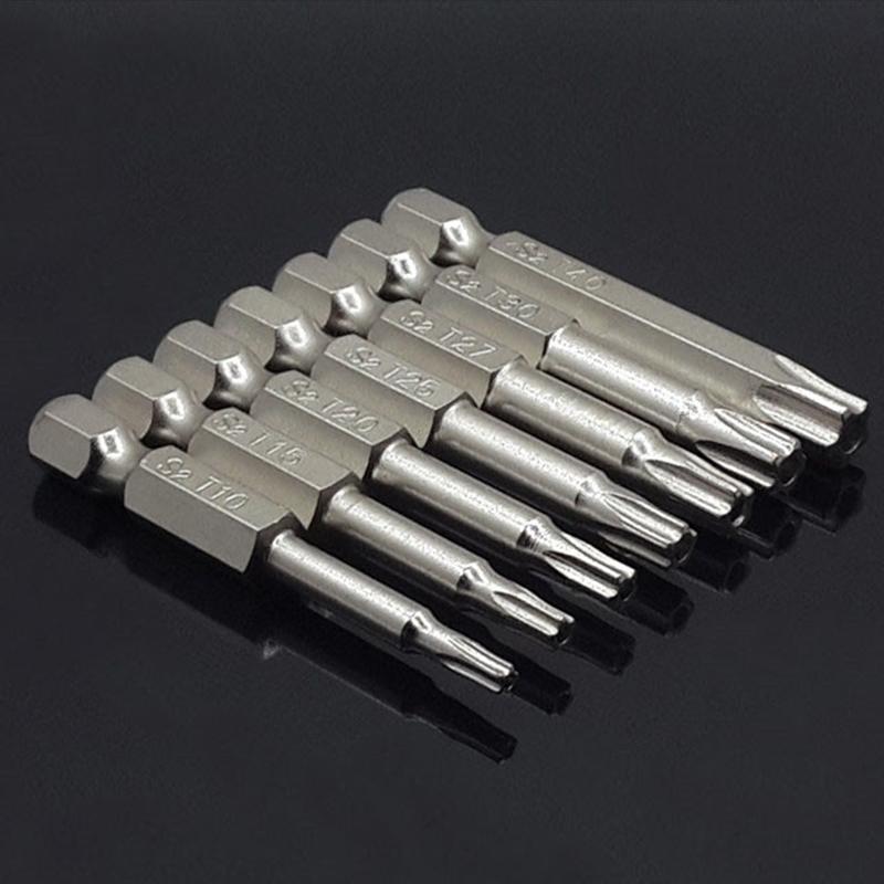 7Pcs Set Star Bit Screwdriver Drill 