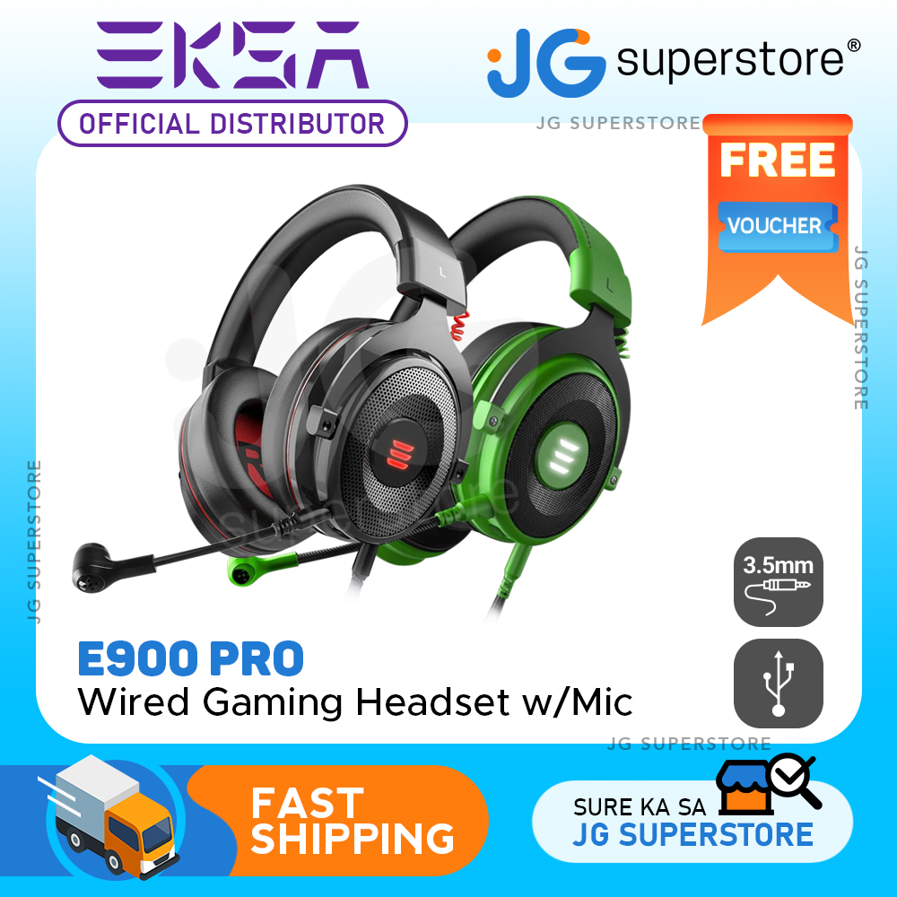EKSA E900 Pro Virtual 7.1 Surround Sound Gaming Headset Led USB/3.5mm Wired  Headphone With Mic Volume Control For Xbox PC Gamer