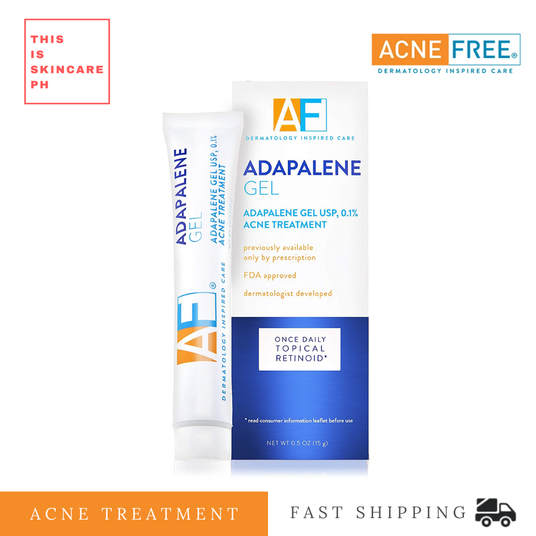 Acne Free Adapalene Gel 0.1, OnceDaily Topical Retinoid Acne